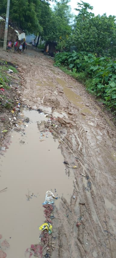 Broken Roads in GXMP+MJJ, Bindahi, Uttar Pradesh 274404, India – reported issue