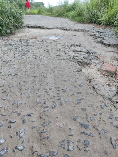 Broken Roads in 8GHX+GM Balsand, Bihar, India – reported issue