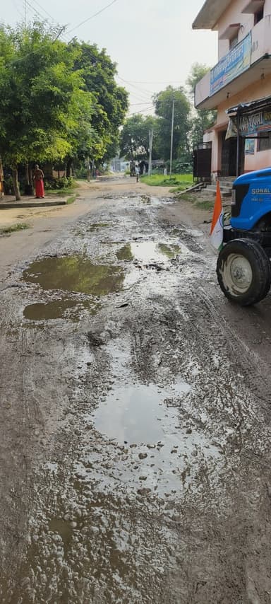 Water logging in H89W+XGG, Baliwan Sagar, Bihar 841501, India – reported issue