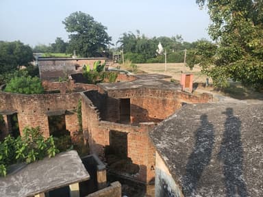 Broken School buildings in G49G+2J Bagahi Dih, Bihar, India – reported issue