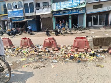 Garbage Problem in 11b, near Durga mandir, Jalpurwan, Haziapur, Gopalganj, Bihar 841428, India – reported issue