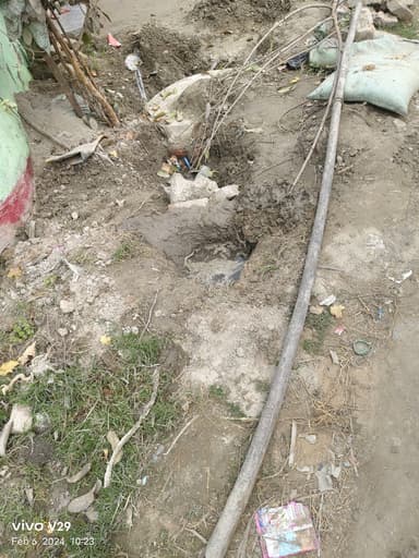 Nal jal Yojna in 8JGC+75 Bishunpura, Bihar, India – reported issue