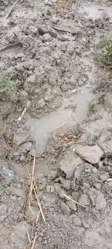 Sewer overflowing in 7QRG+29J, Usri Rd, Pipra, Bihar 841413, India – reported issue