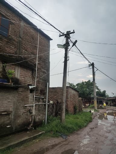 No Streetlights (residential area) in 9HGR+4P3, Bihar 841407, India – reported issue