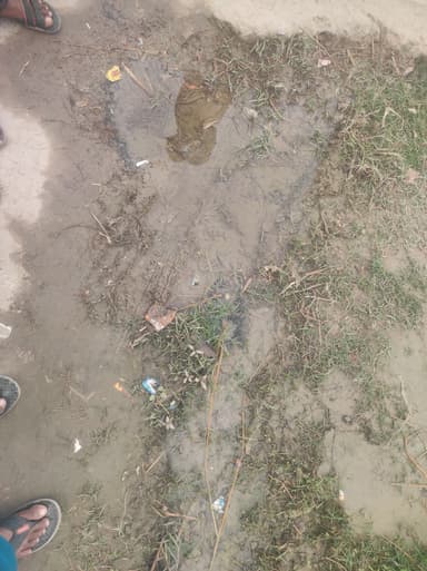 Sewer overflowing in 8JHR+47F, Gangwa, Sidhwalia, Bakharaur, Bihar 841423, India – reported issue