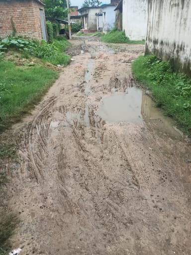 Broken Roads in GW34+R2 Dhusawa, India – reported issue