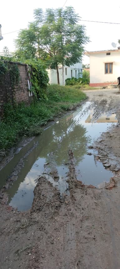 Broken Roads in J554+JJ Baherwa, Bihar, India – reported issue