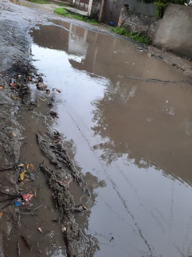 Broken Roads in CCR4+GGP, Khanpur Kalan, Bihar 841440, India – reported issue