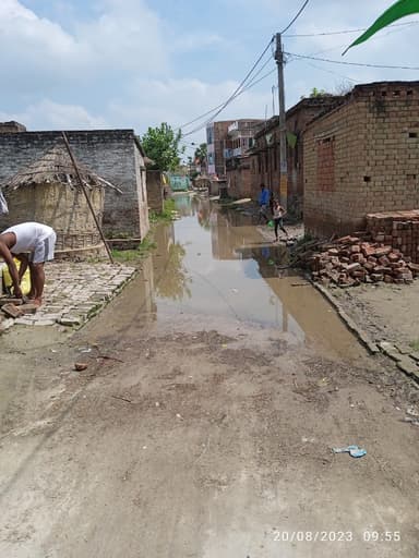 Sewer overflowing in Water-related Complaints – reported issue