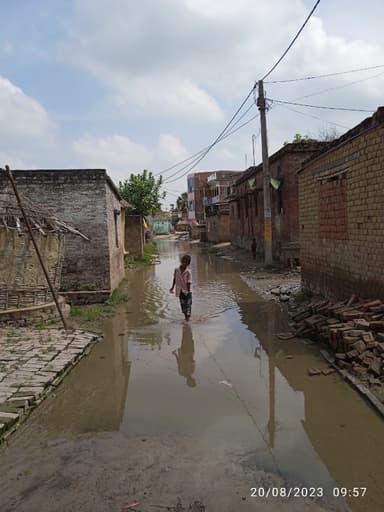 Sewer overflowing in Water-related Complaints – reported issue