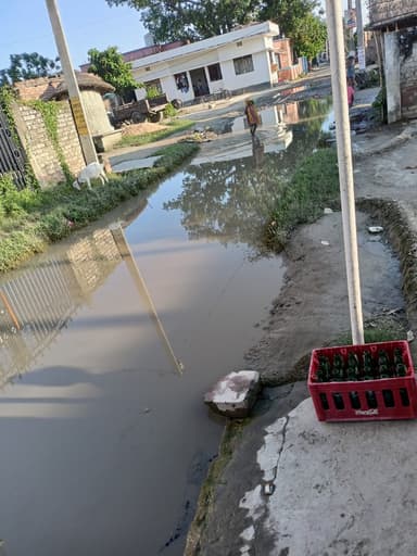 Water logging in FFR7+PGQ, Nawada, Bihar 841428, India – reported issue
