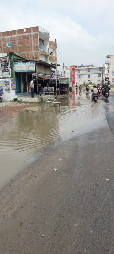 Water logging in F6CQ+H38, Bathua Bazar, Bihar 841425, India – reported issue