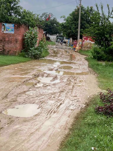 Water logging in Thawe, Gopalganj, BR, India – reported issue