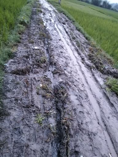 Water logging in 887R+VV, Mohammadpur Kharji, Bihar 841436, India – reported issue