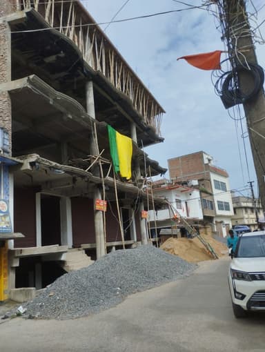 Unfinished Constructions in FC9V+WH Hanuman Ghari, Gopalganj, Bihar, India – reported issue