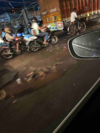 Broken Roads in Rohtak Road, New Delhi, DL, India – reported issue