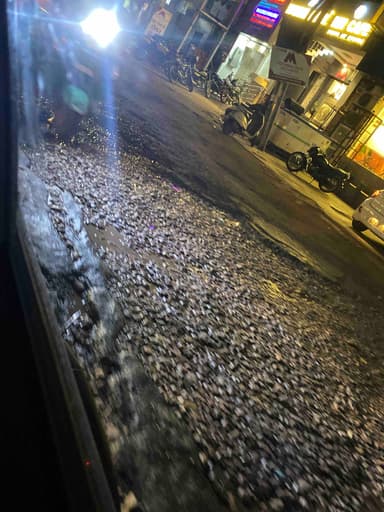 Broken Roads in Delhi Rohtak Road, Bahadurgarh, HR, India – reported issue