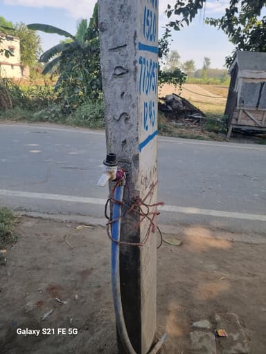 Sewer overflowing in GC24+WQ Amwa nakchhed, Bihar, India – resolved
