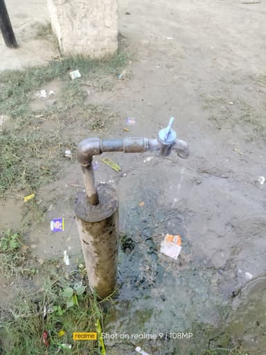 Water logging in 8J3M+HJ Jalalpur Kalan, Bihar, India – resolved