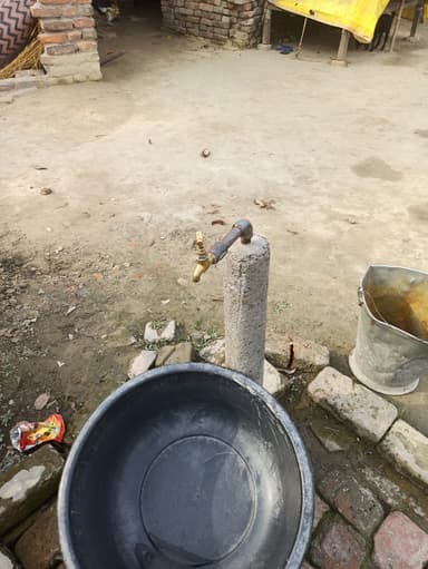 Water logging in 7Q27+7V6, Dighwa, Bihar 841413, India – resolved