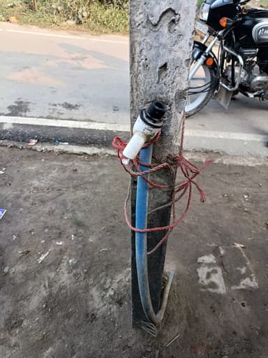 Sewer overflowing in GC24+WQ Amwa nakchhed, Bihar, India – resolved