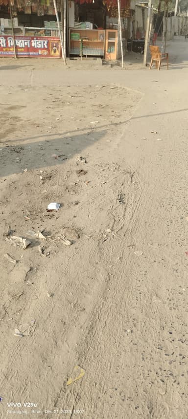 Sewer overflowing in C9JR+8V Chitu Tola, Bihar, India – resolved
