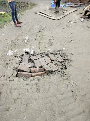 Water logging in CP24+8J Amar Pura, Bihar, India – resolved