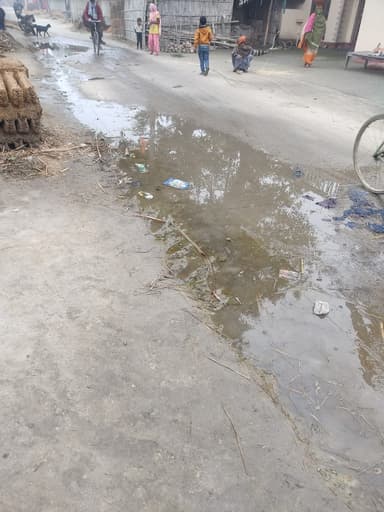 Nal jal Yojna in 8P7Q+3H KHARA AZAM, Bihar, India – reported issue