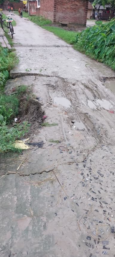 Water logging in 8JF8+3XC, Jalalpur Kalan, Bihar 841407, India – reported issue